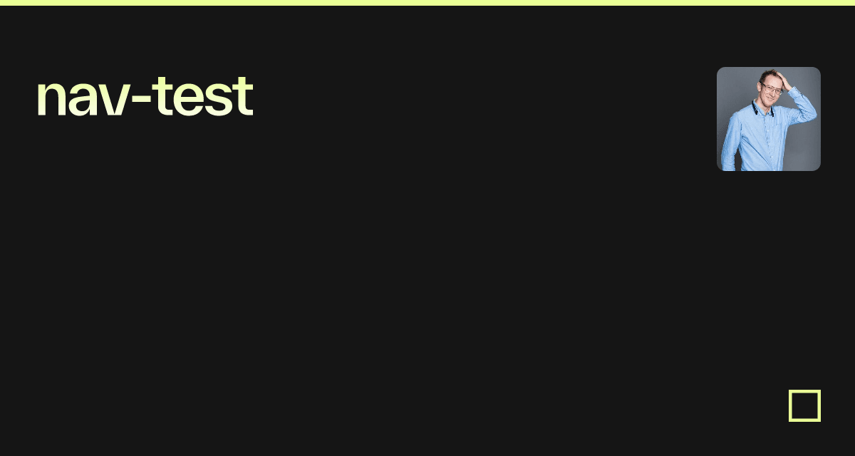 navtest Codesandbox