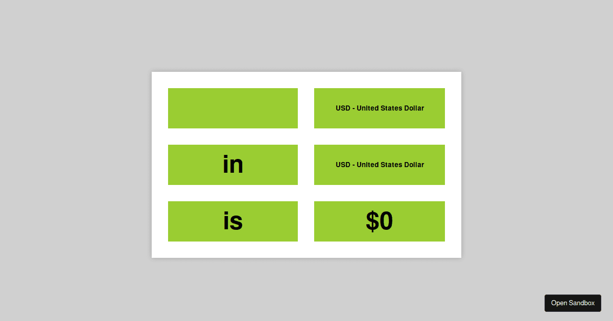 currencyconverter Codesandbox