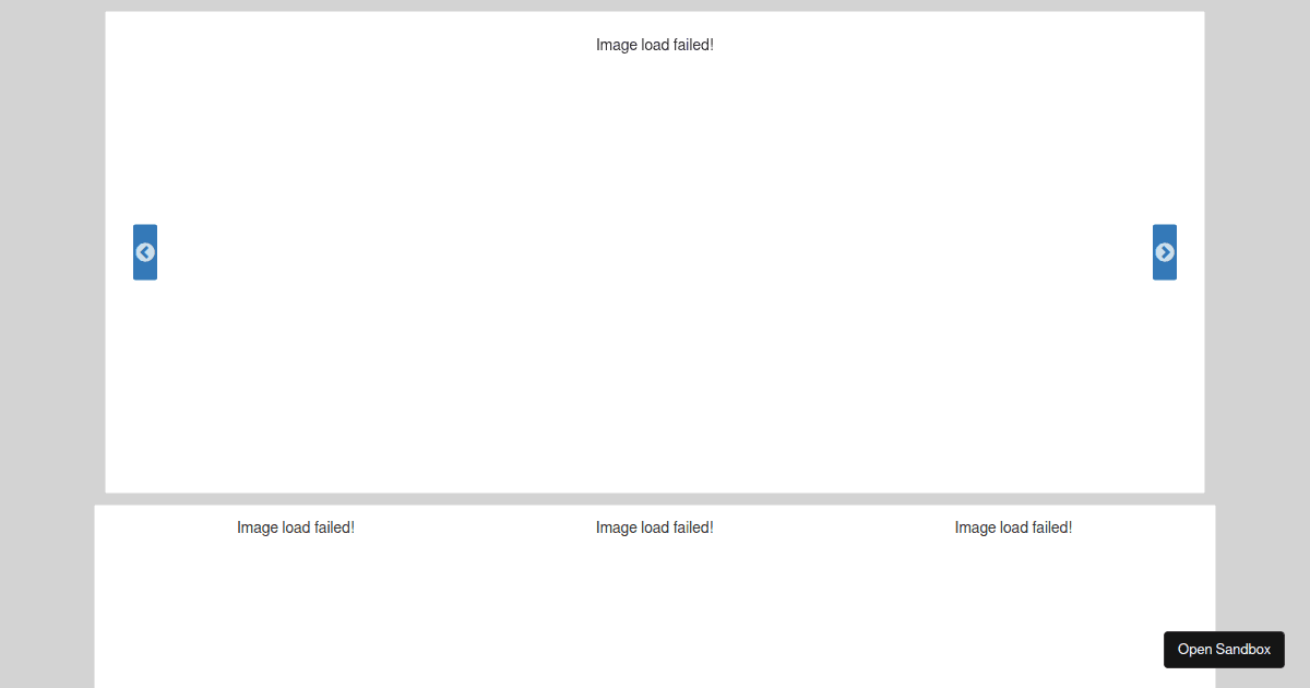 reactimageslideshow examples CodeSandbox