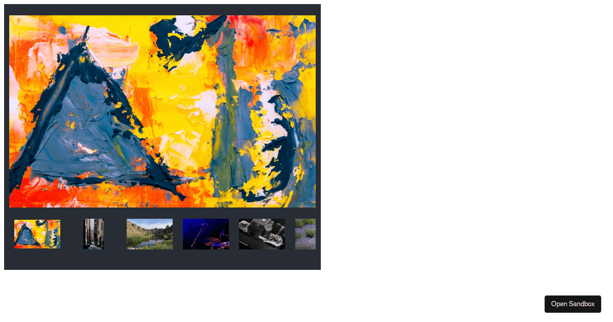 imagesliderreact examples CodeSandbox