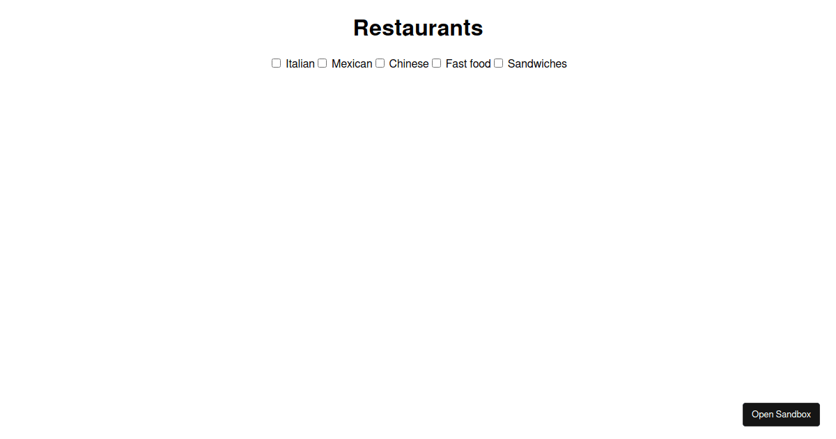 filter PS Codesandbox