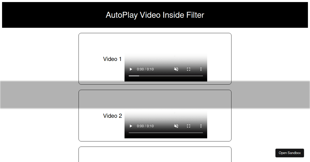 video_autoplay Codesandbox