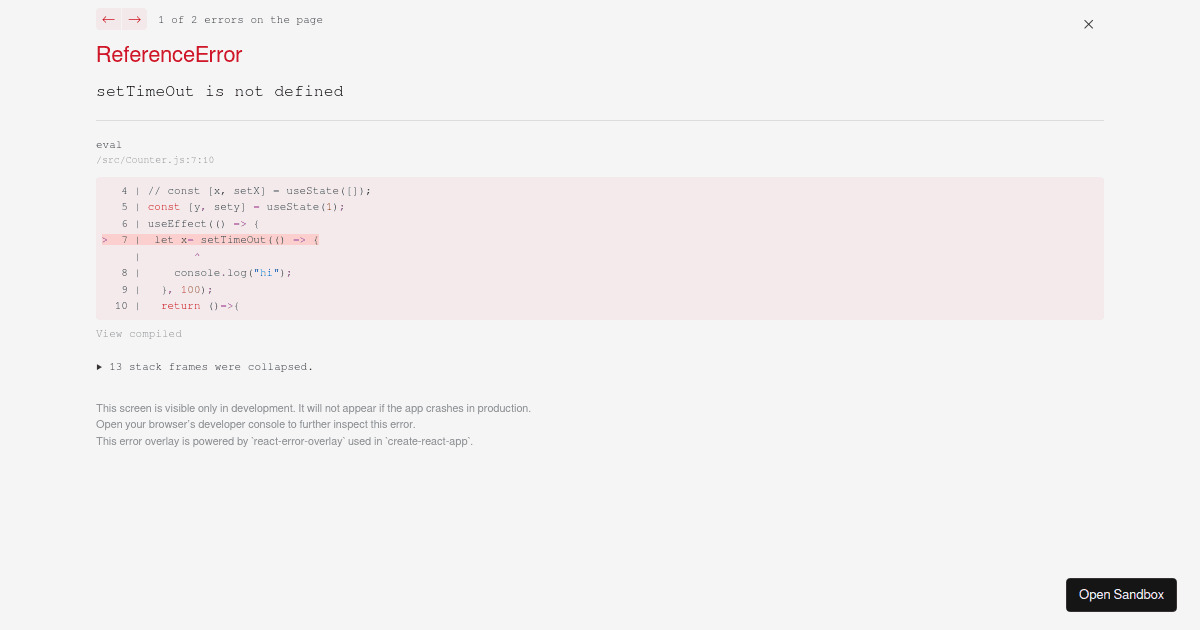 eslintpluginreacthooksssr examples CodeSandbox