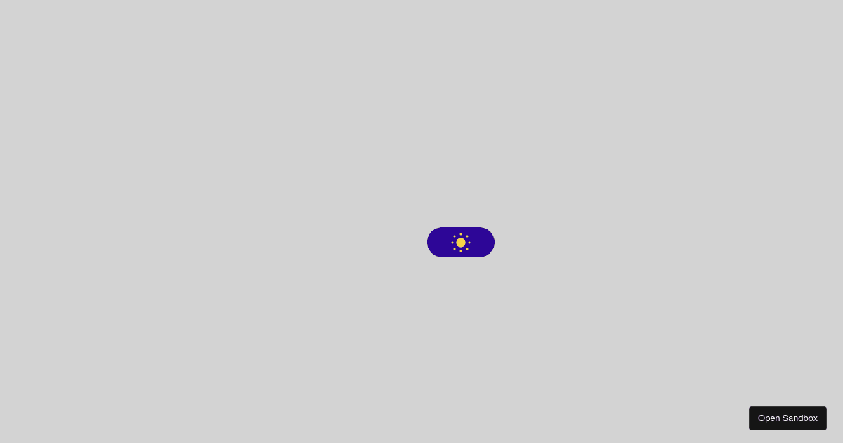reactthemetogglebutton examples CodeSandbox