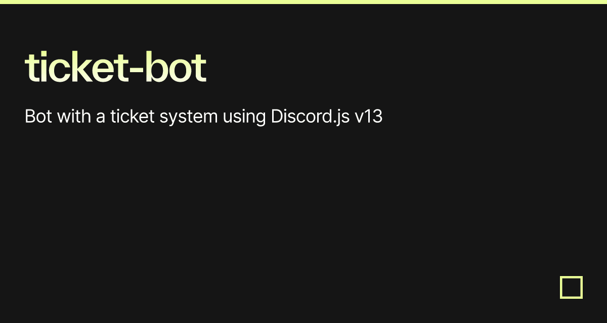 ticketbot Codesandbox