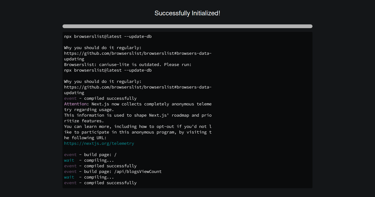 Next.js View count with Mongodb Codesandbox