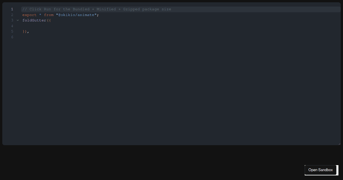 codemirror/highlight examples CodeSandbox