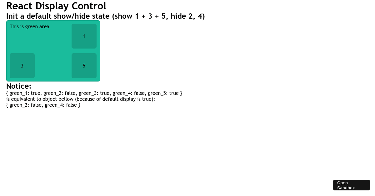 reactdisplaycontrol examples CodeSandbox