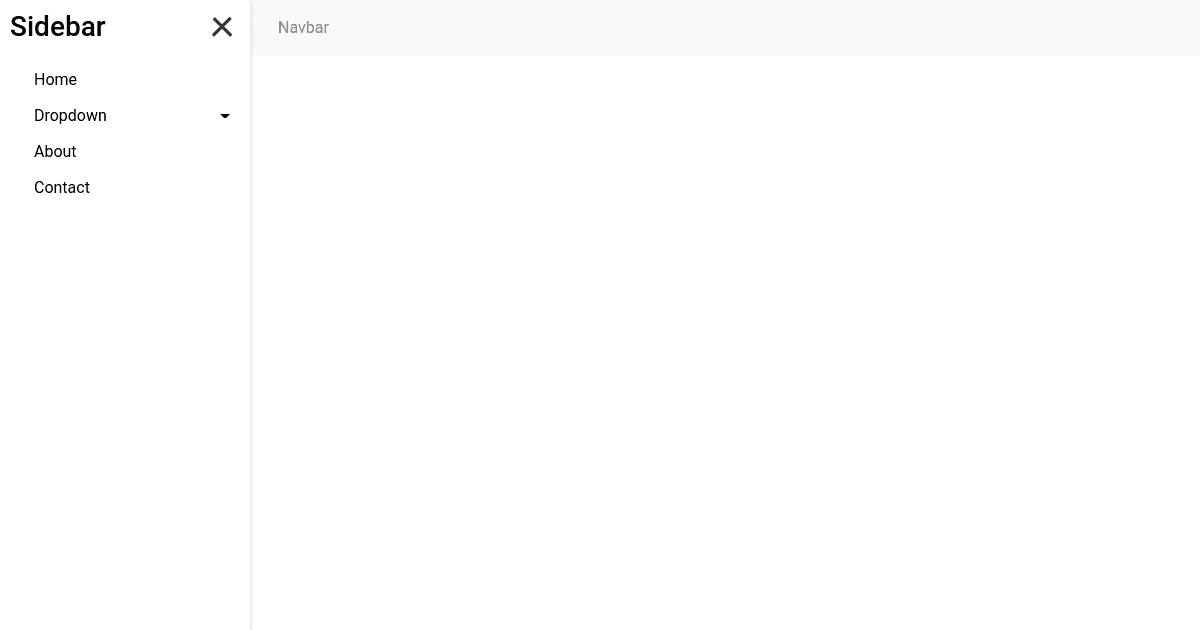 vuebootstrapsidebar examples CodeSandbox