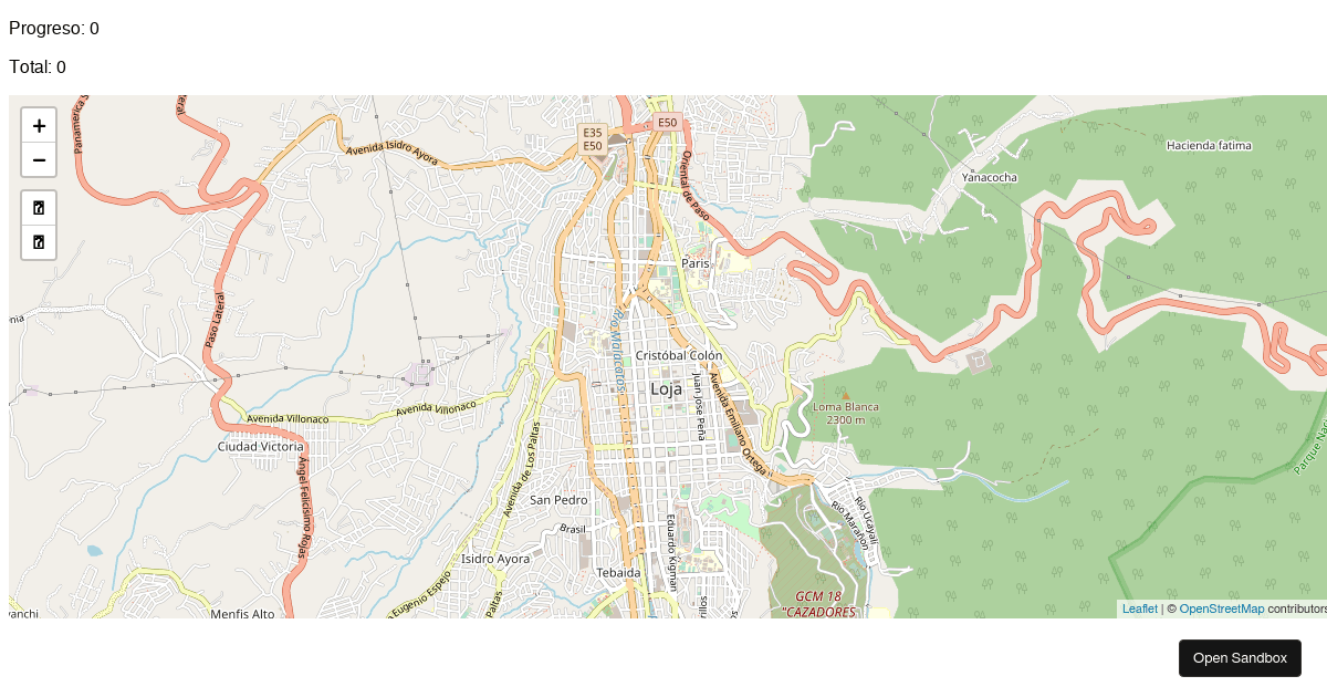leaflet.offline examples CodeSandbox