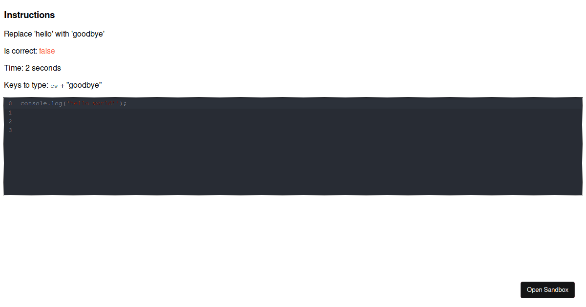 codemirrorlinenumbersrelative examples CodeSandbox