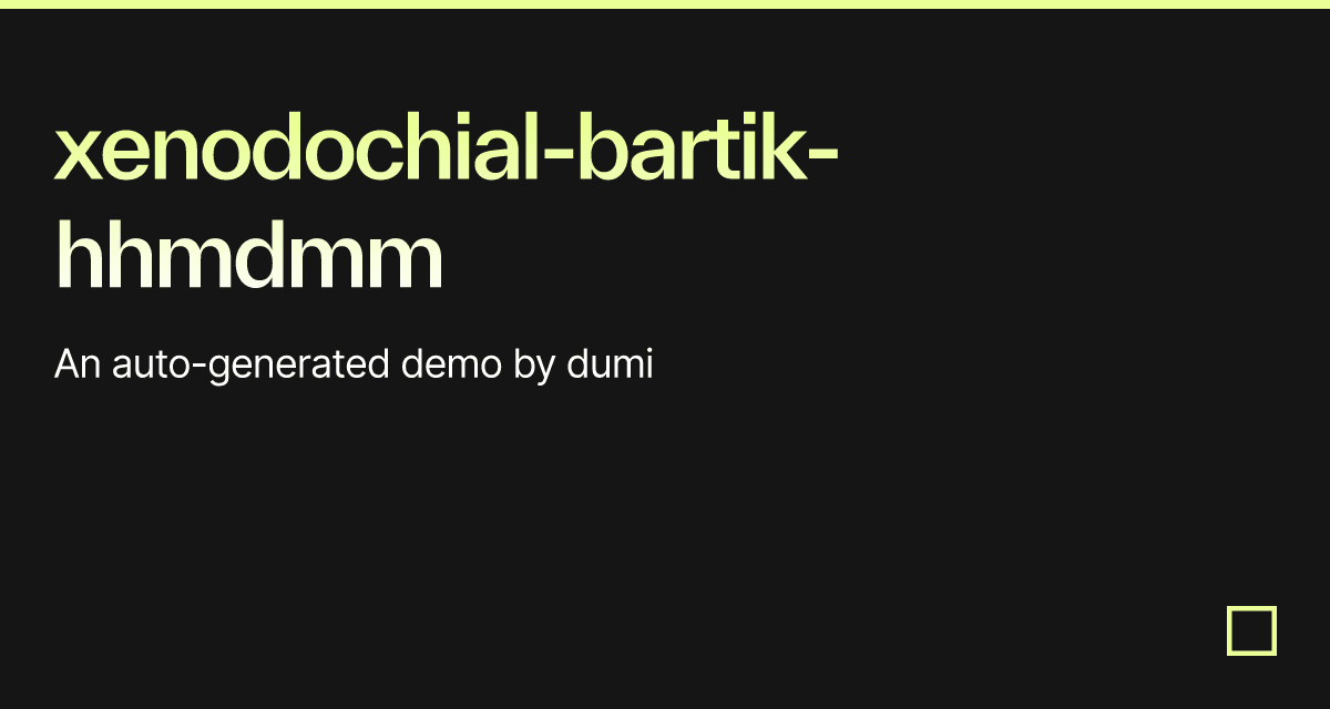 xenodochialbartikhhmdmm Codesandbox