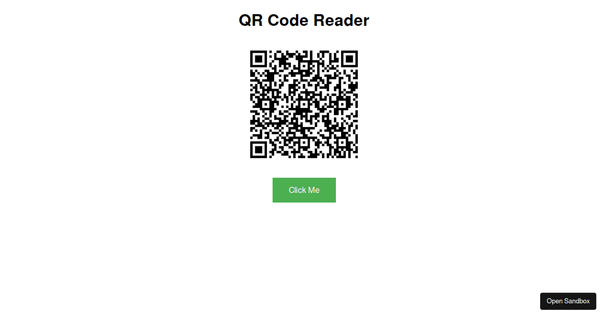 qcodedecoder examples CodeSandbox