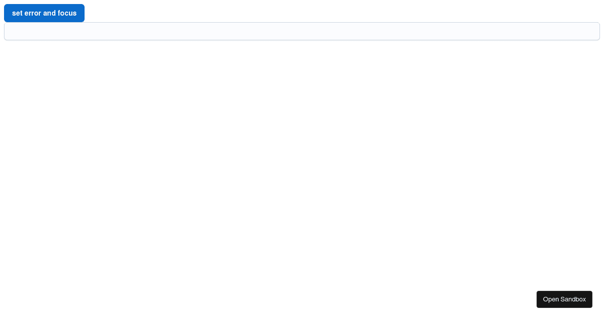 muijoytextareafocusandseterrorbug Codesandbox