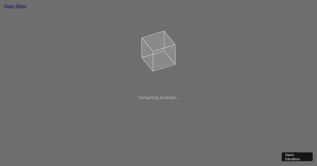 reactslideout (forked) Codesandbox