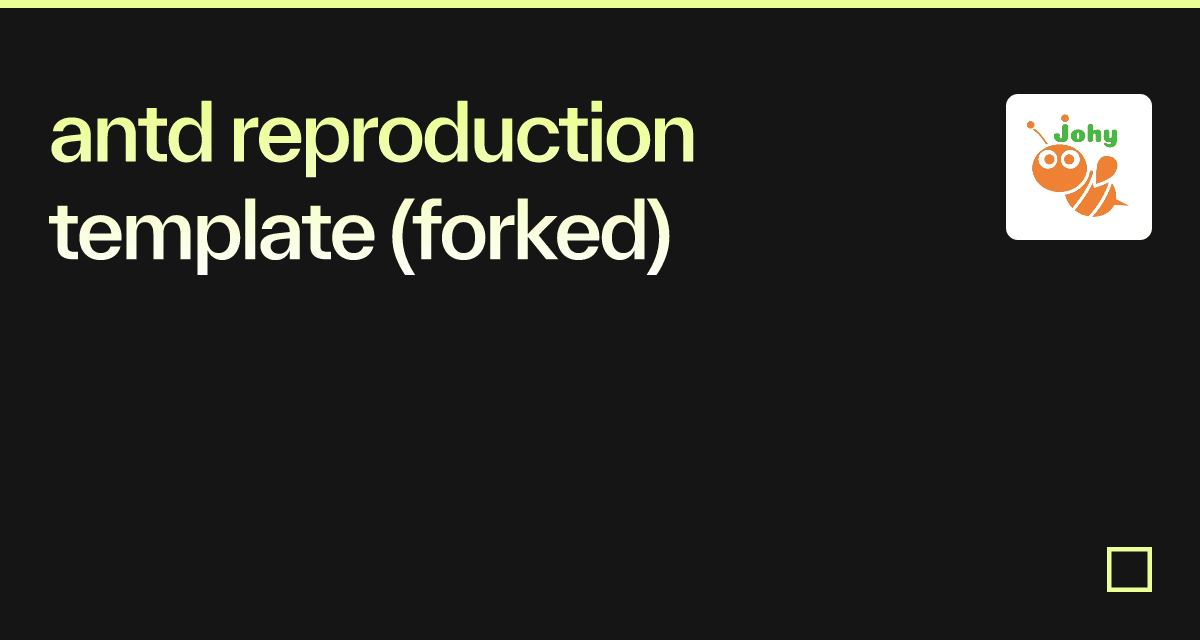 antdsearchbox examples CodeSandbox