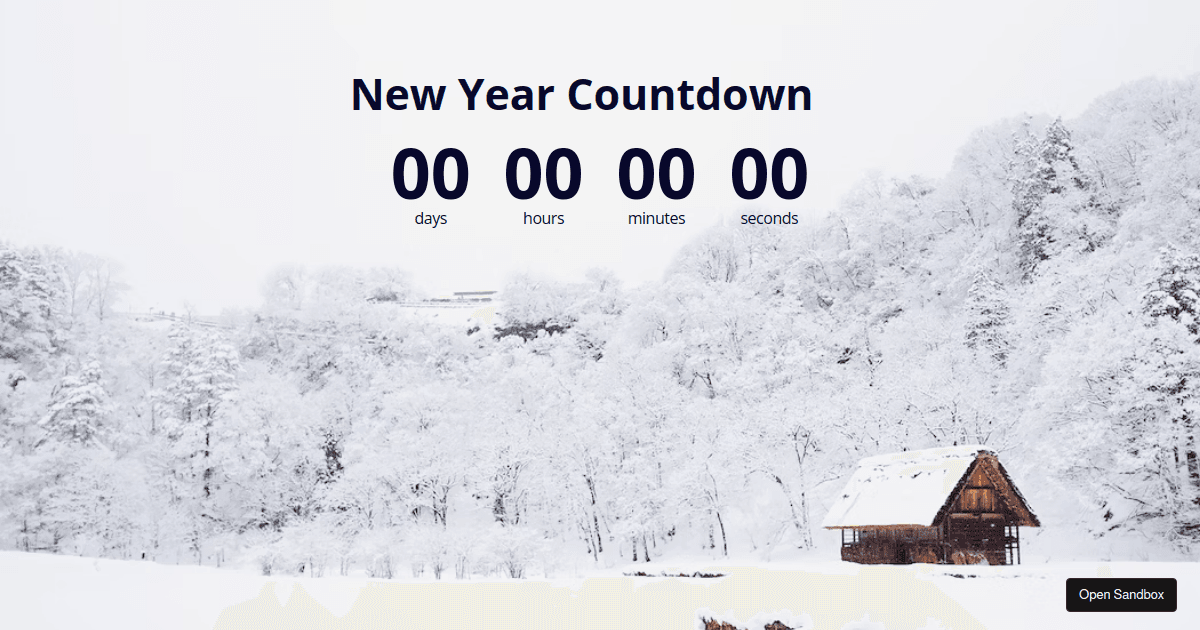 countdowntimerreact Codesandbox