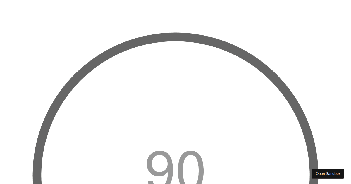 svggauge examples CodeSandbox