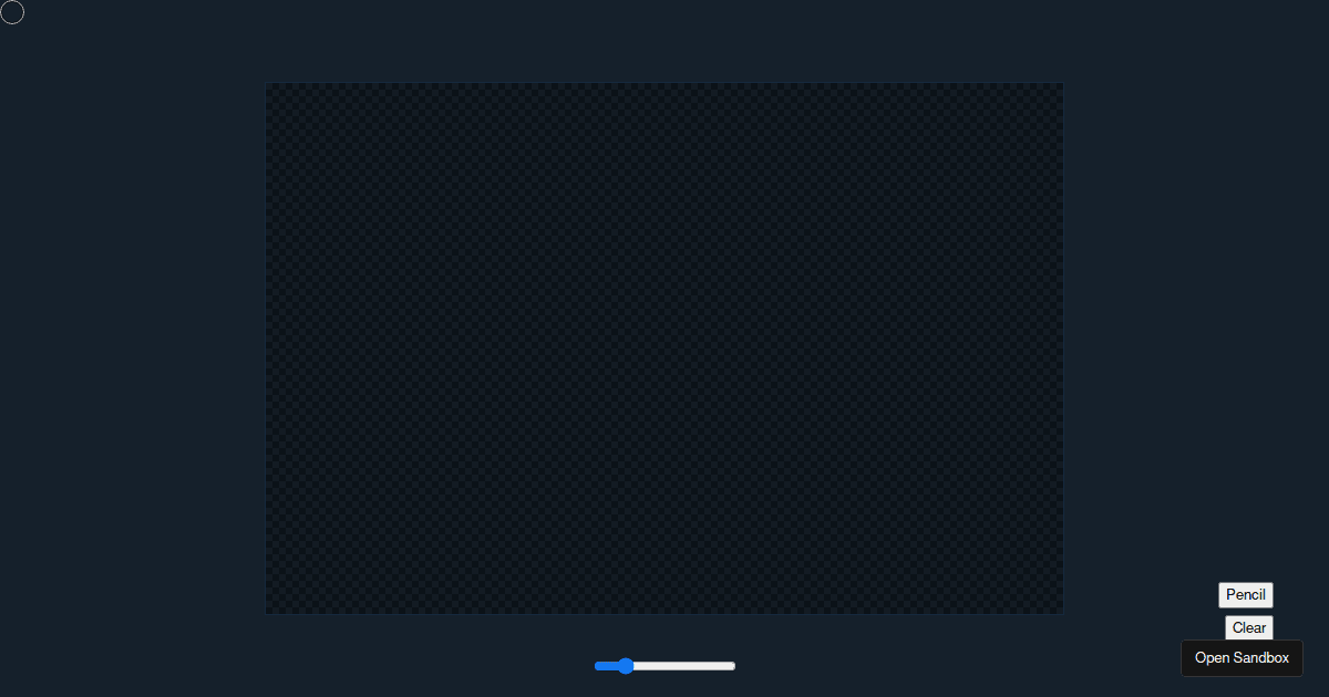 Canvas Drawing Board Codesandbox