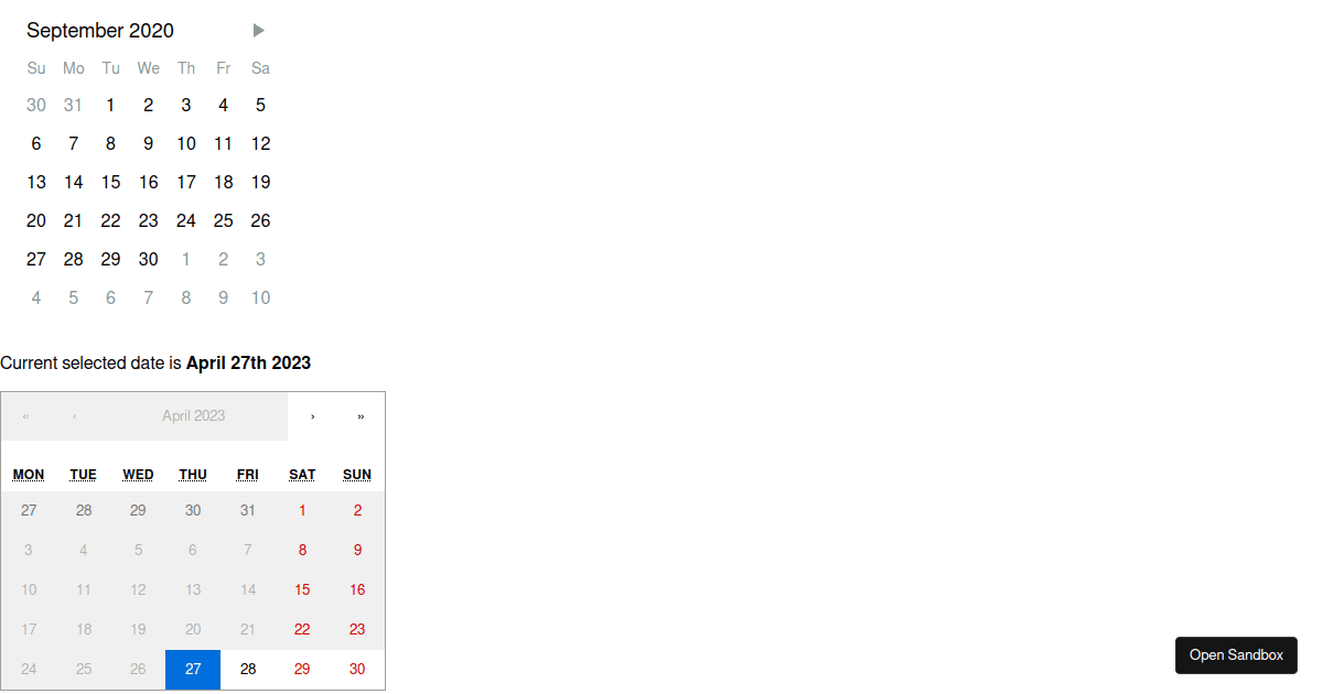 reactdropdowntimepicker examples CodeSandbox