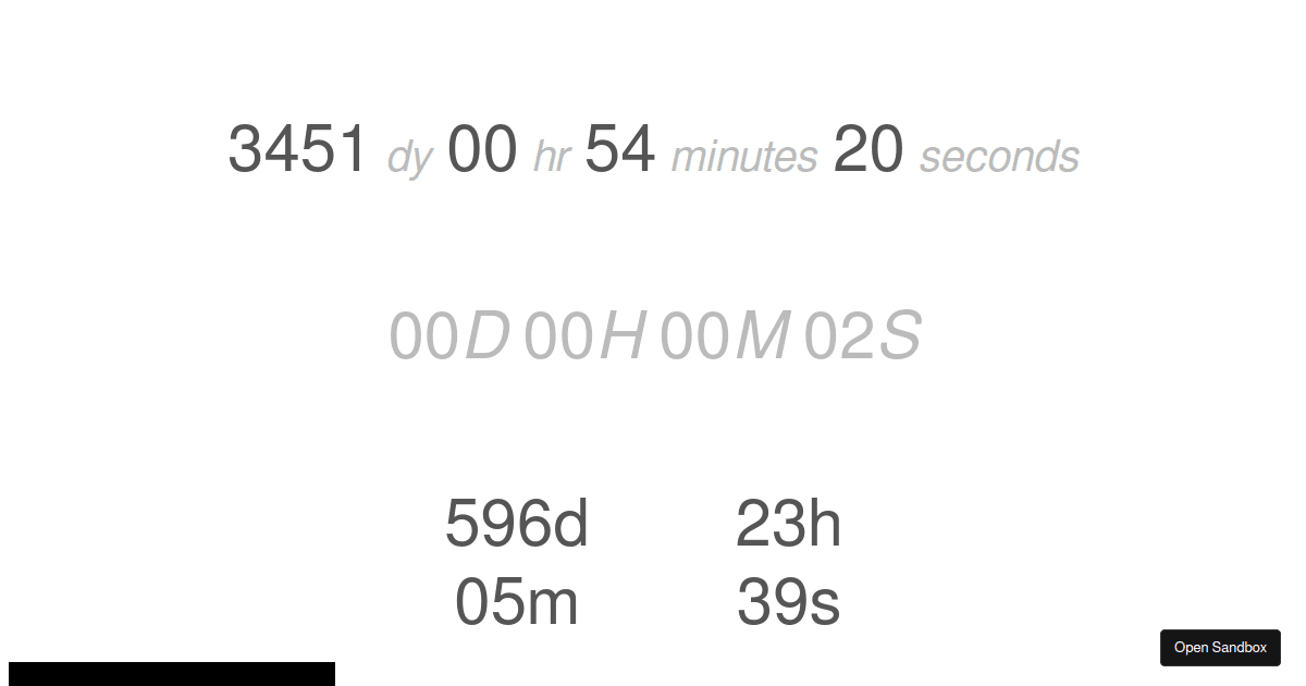 Timer with sound Codesandbox
