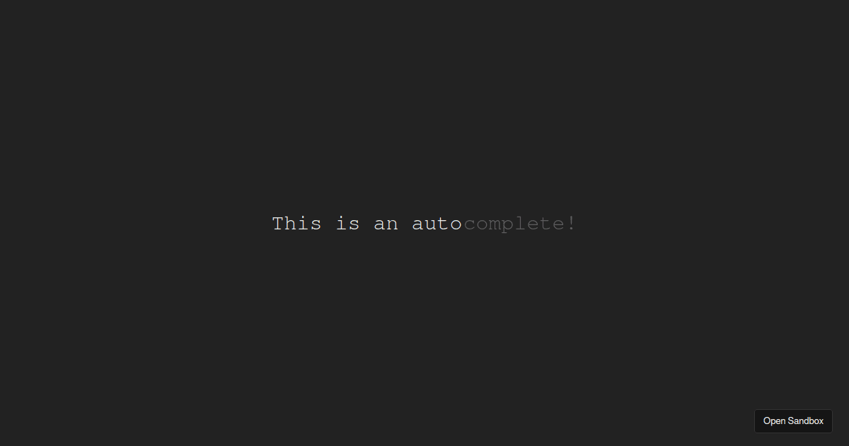 CSS style Codesandbox