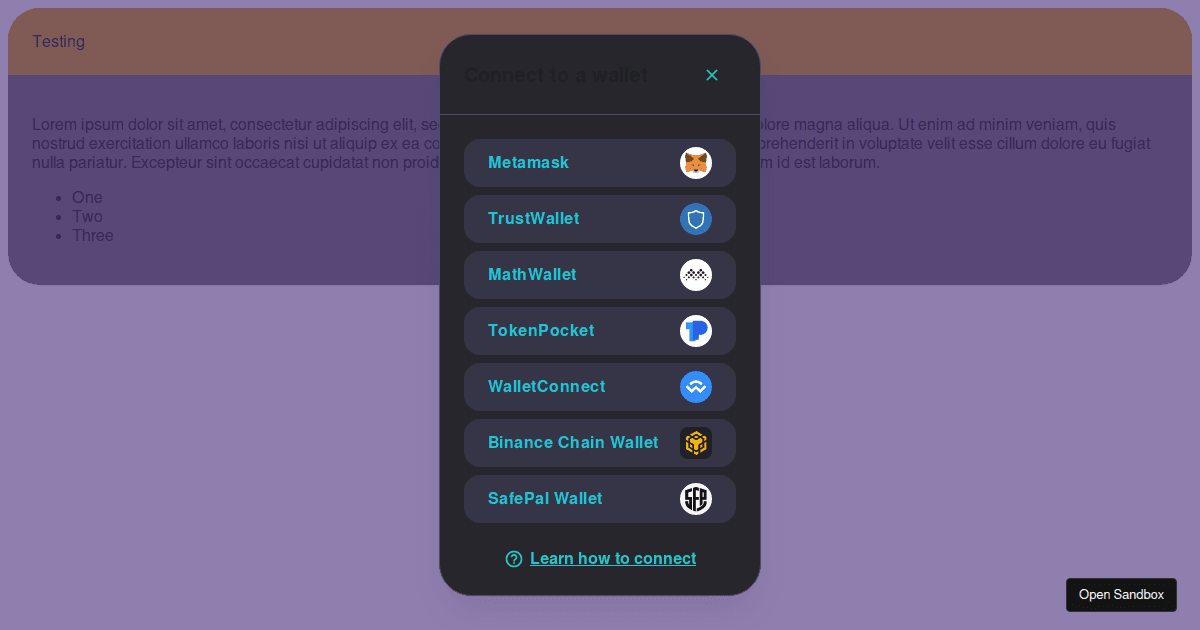 pancakeswaplibs/uikit Custom Theme (forked) Codesandbox