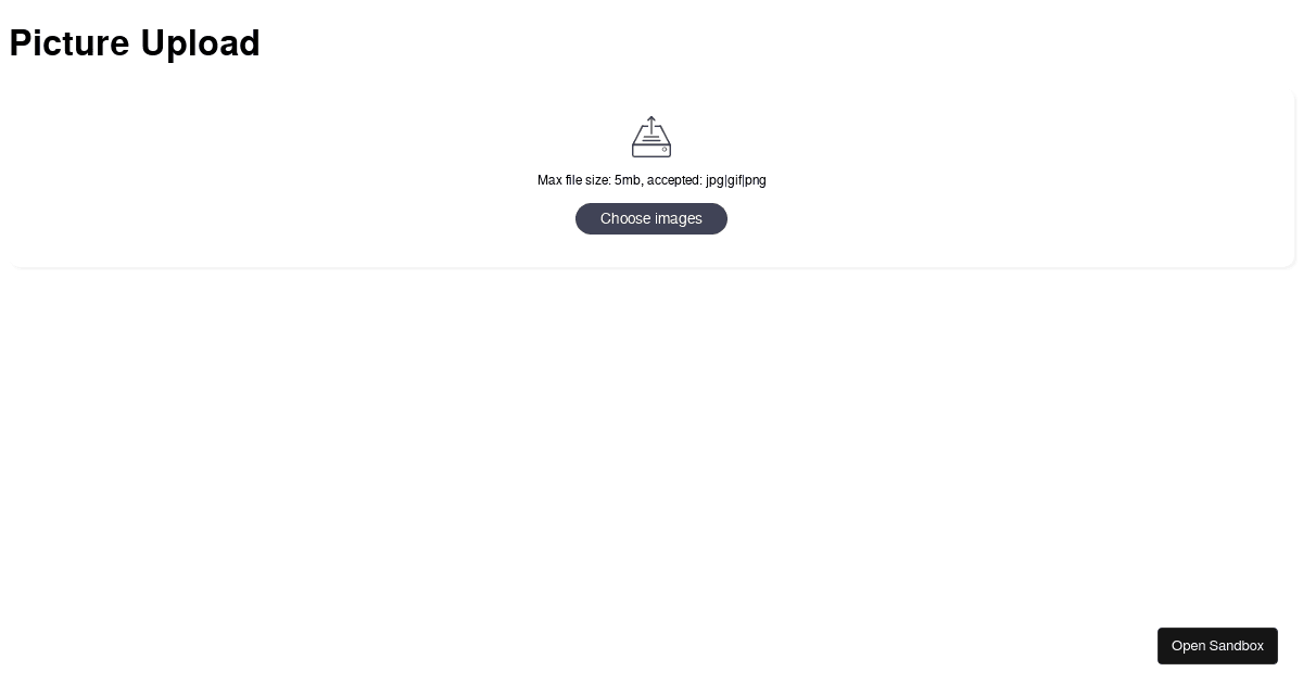 examples CodeSandbox