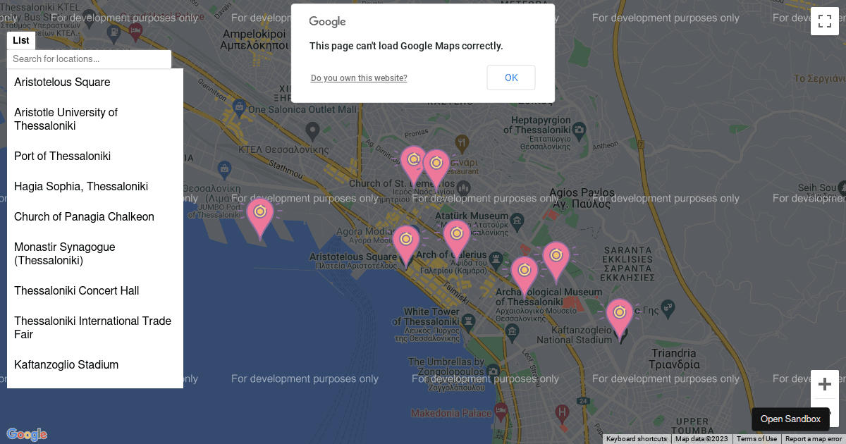 googlemapsapi examples CodeSandbox