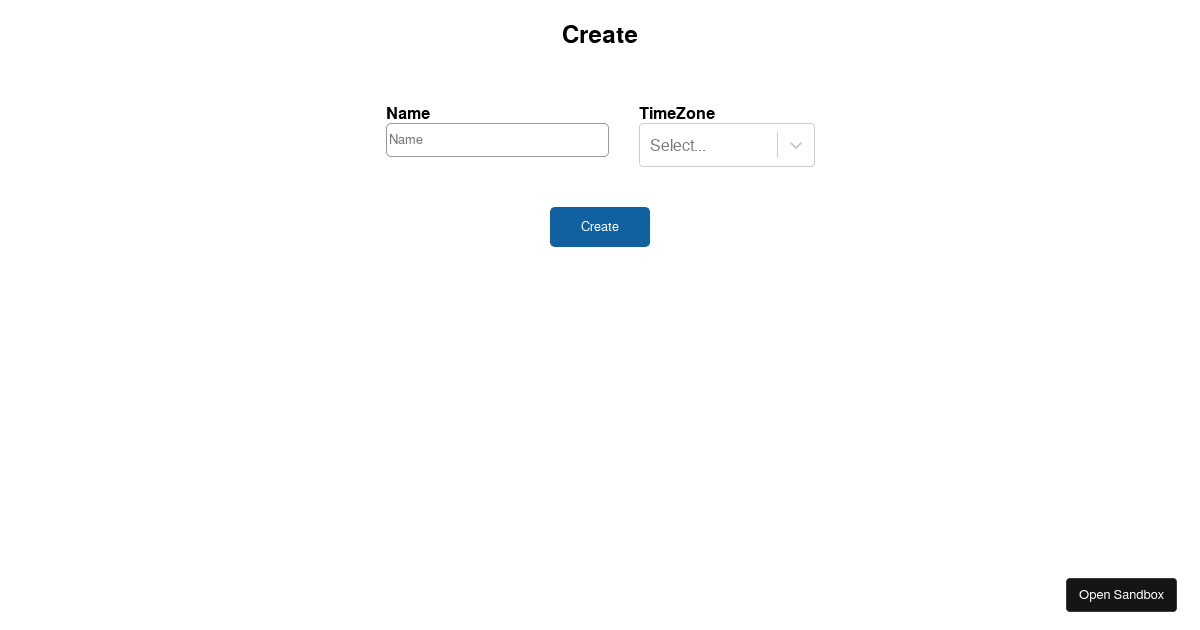 reacttimezoneselect examples CodeSandbox