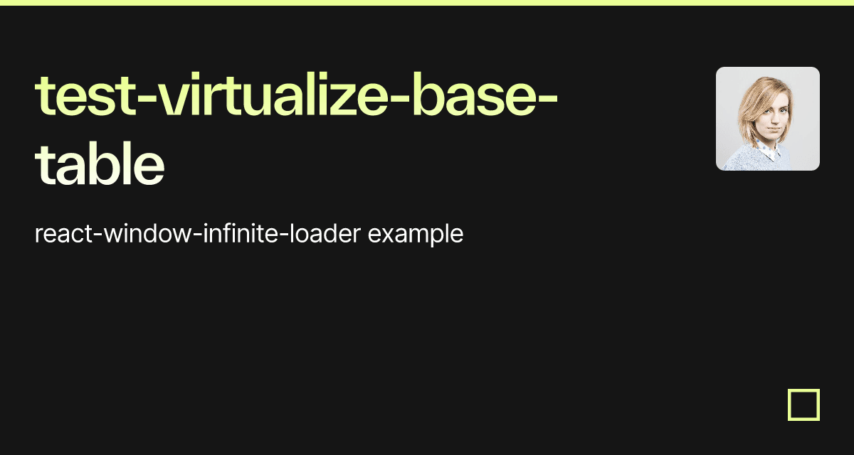 reactbasetable examples CodeSandbox