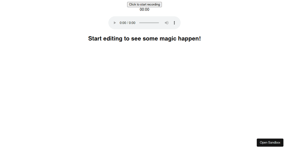 reacttimerhook examples CodeSandbox