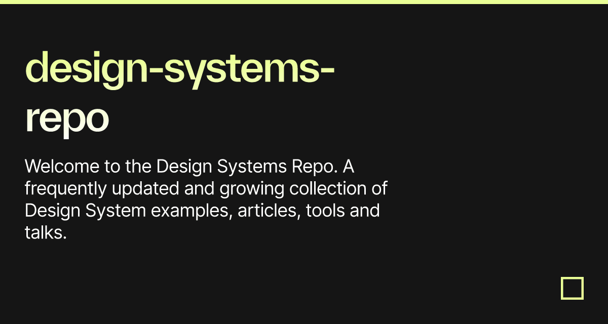 designsystemsrepo Codesandbox
