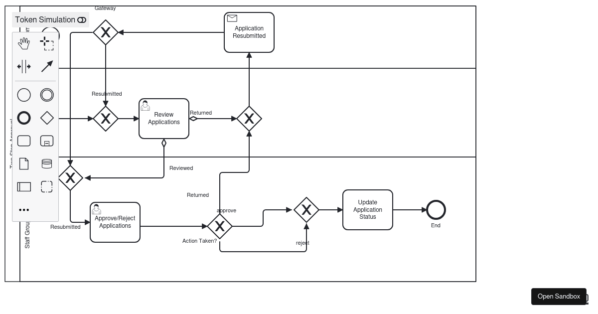 bpmn-xml-parser examples - CodeSandbox