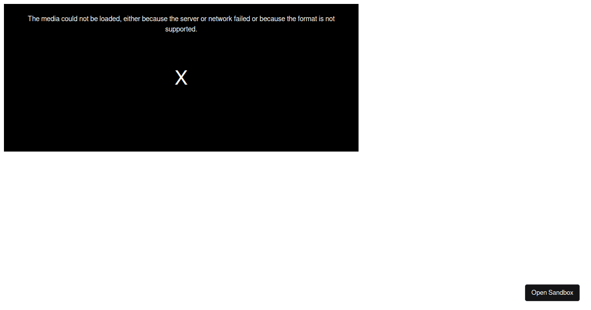 videojswatermark examples CodeSandbox