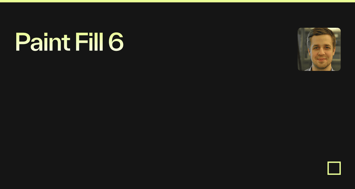 Paint Fill 6 Codesandbox