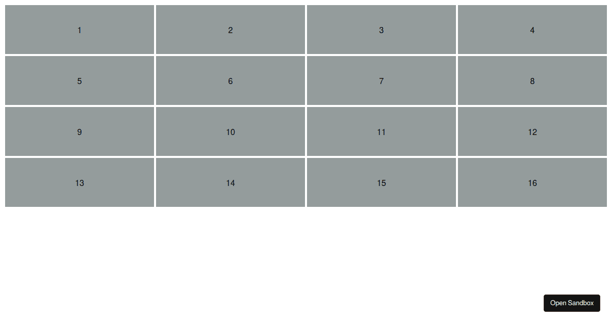 reactgriddnd examples CodeSandbox