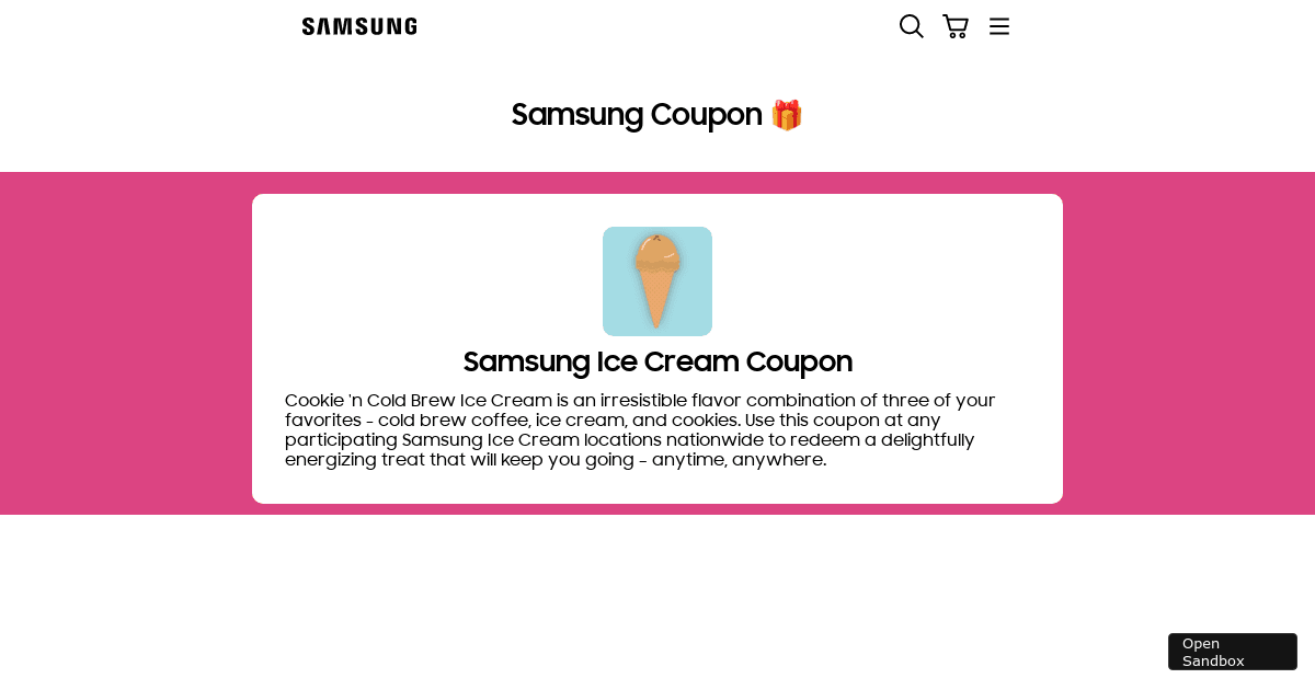 sdccoupon (template) Codesandbox