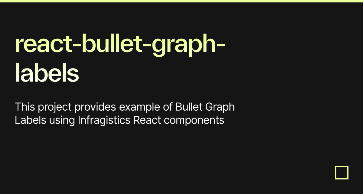 reactbulletgraphlabels Codesandbox