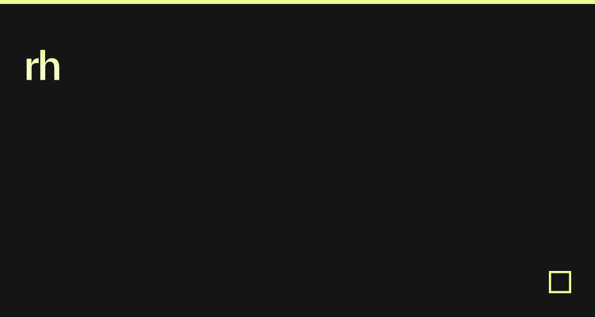 rh Codesandbox
