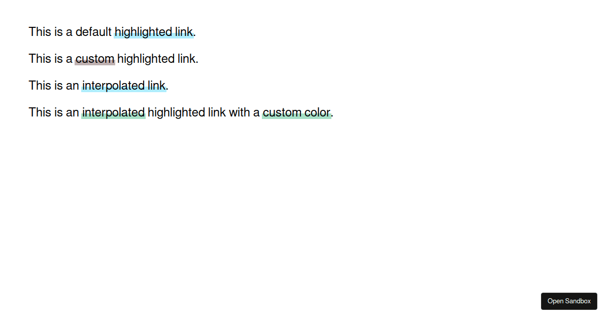 reactlinks examples CodeSandbox