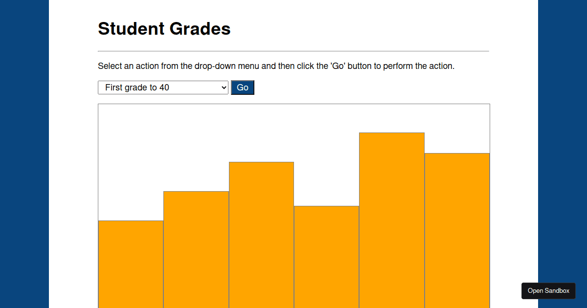 mrveldkampstartcode/studentgradesasgnstart Codesandbox