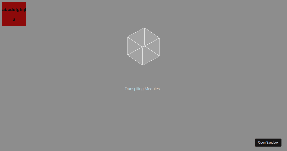 (forked) Codesandbox