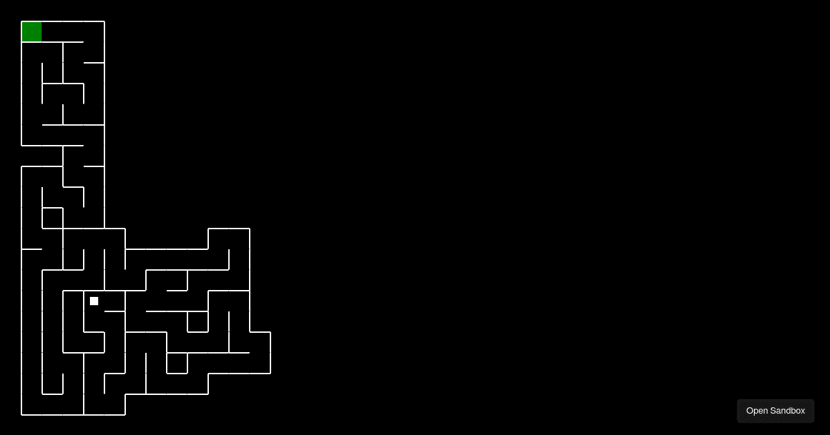 Maze Generator Codesandbox