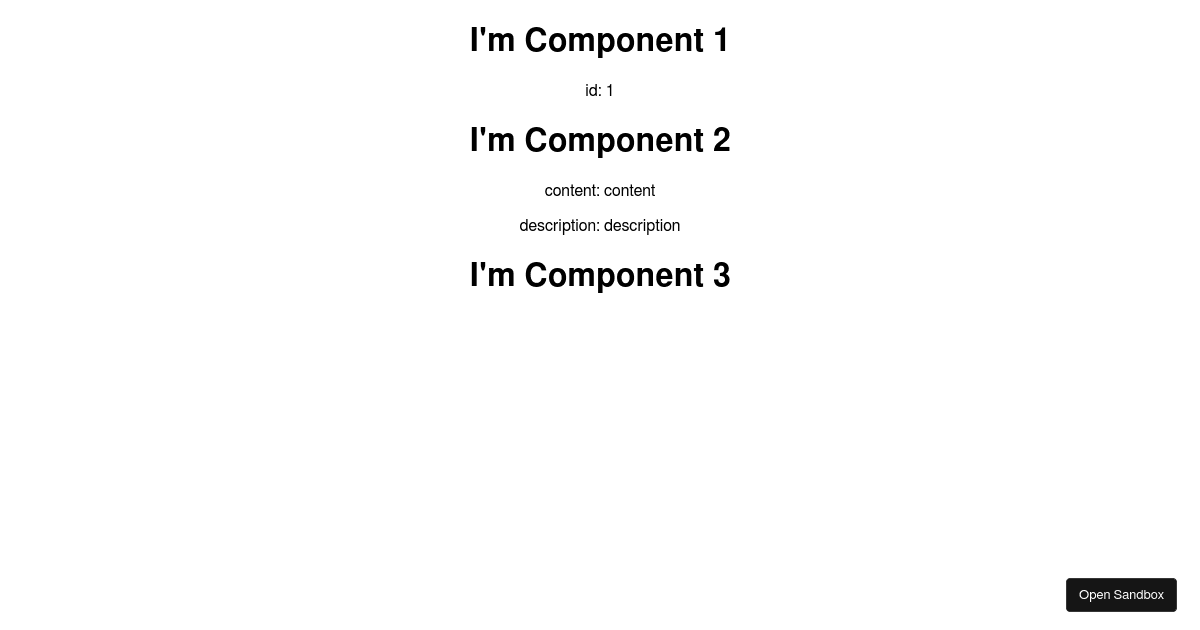 Typescript conditional interface in react component Codesandbox