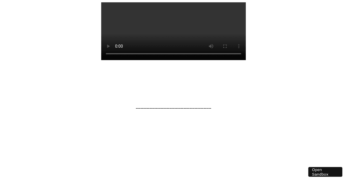Generate thumbnail video url (forked) Codesandbox