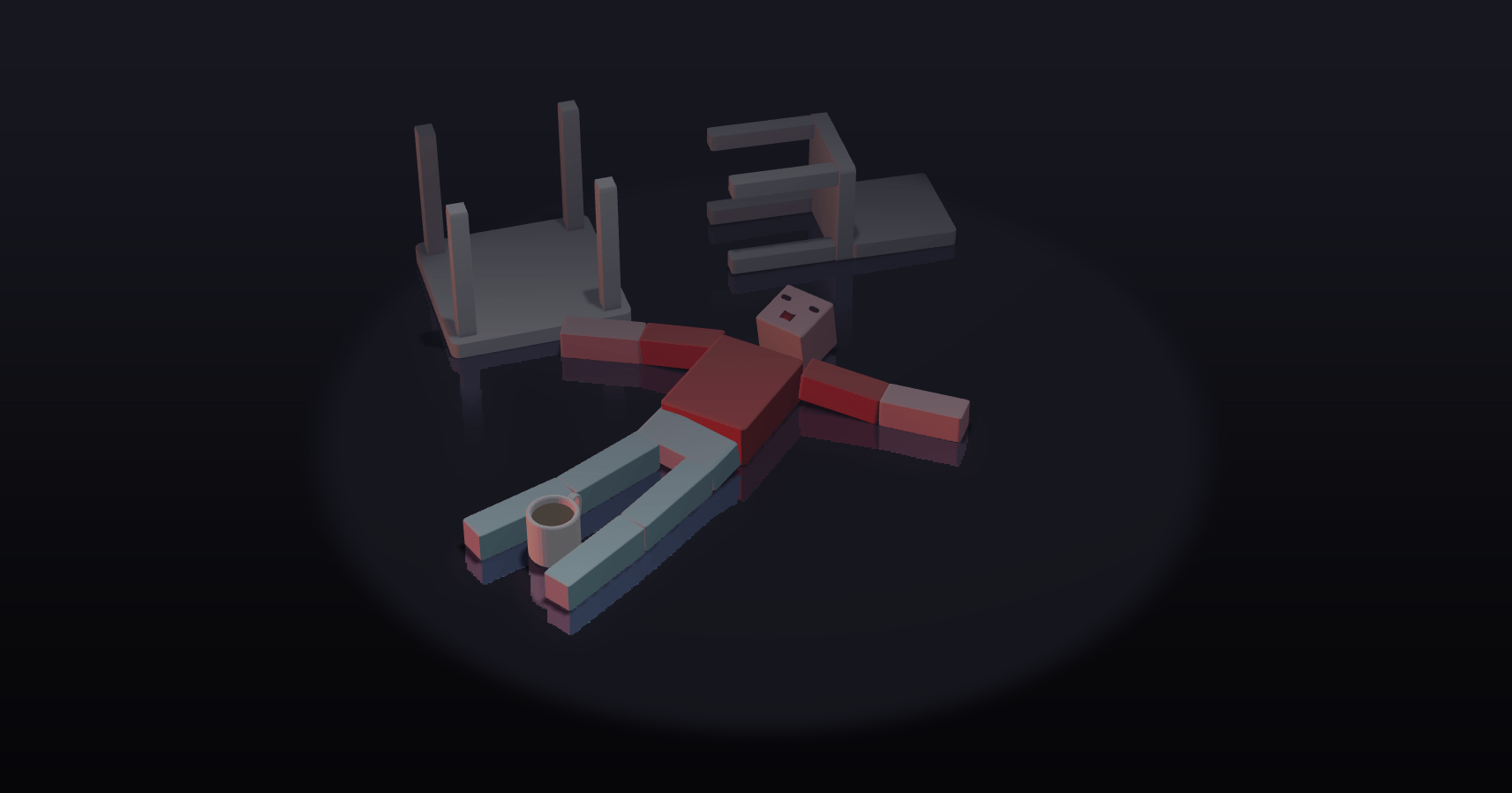 Ragdoll physics Codesandbox