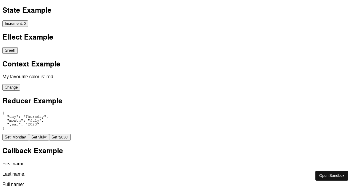 Labeled Hooks Codesandbox