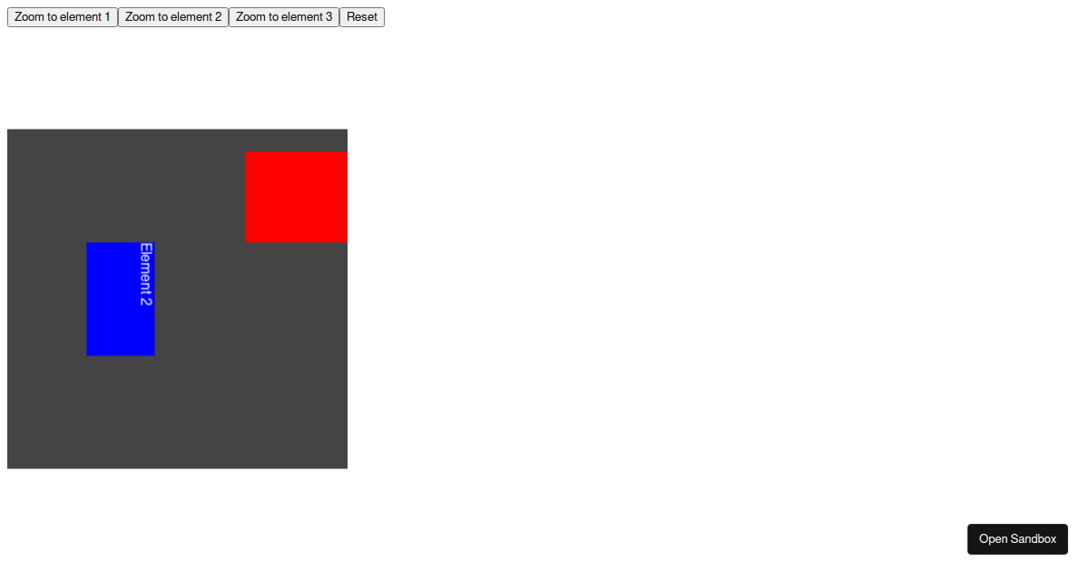 reactzoompanpinch transform inside (forked) Codesandbox