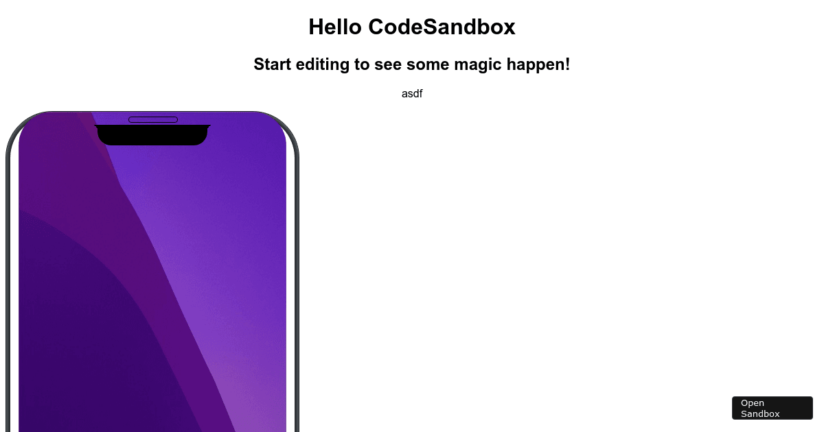 device models from DEVICES.CSS Codesandbox